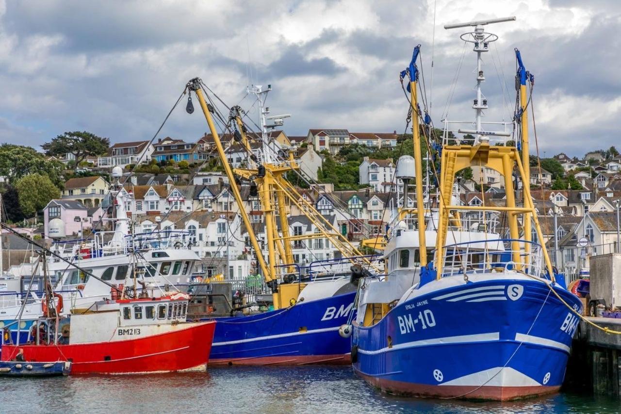 Lobster Pot Apartment With Stunning Harbour And Sea Views And Free Parking For One Car & Pet Friendly Brixham Exterior foto